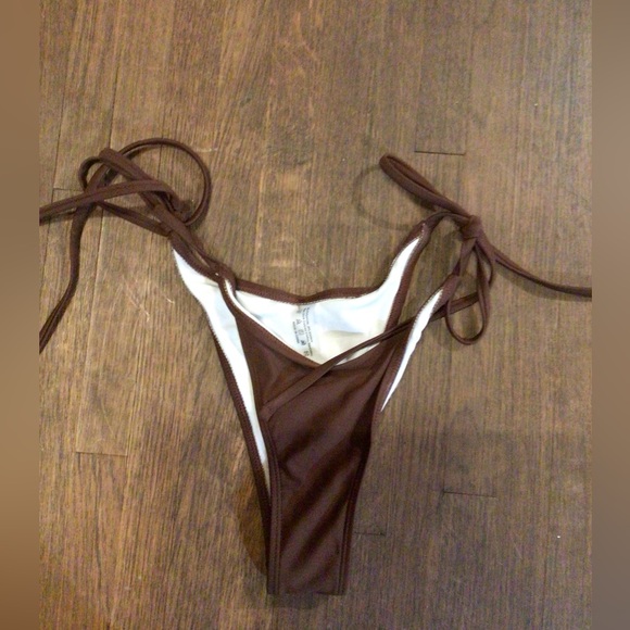 Other - NEW! Women's Brown Tie-Side Bikini Bottom